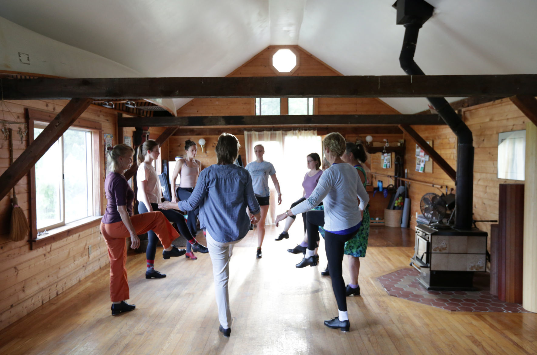 Tap class in Primrose Studio